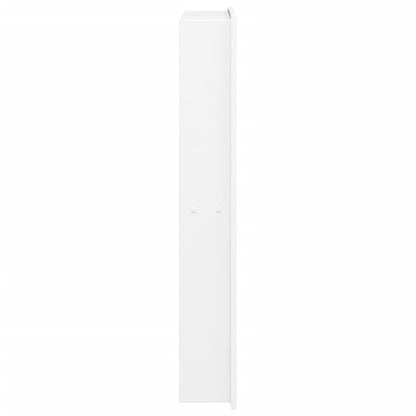 vidaXL Shower Niche Matt White 32x62x9 cm Stainless Steel