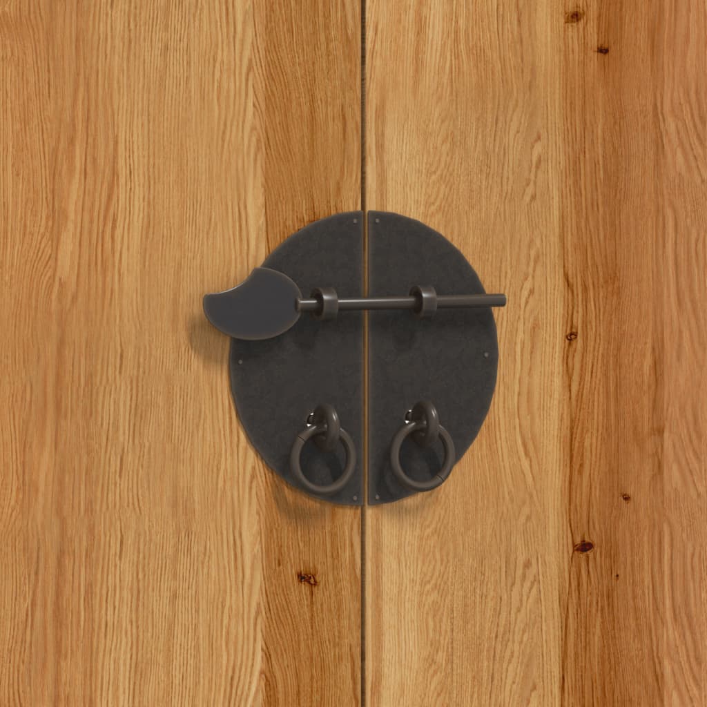 vidaXL 2 Piece Bathroom Furniture Set Solid Wood Pine