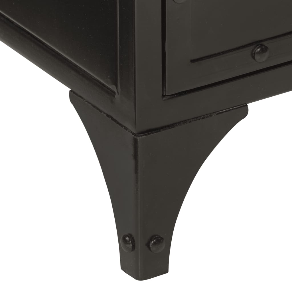 vidaXL Bathroom Furniture Set | Natural wood, Black