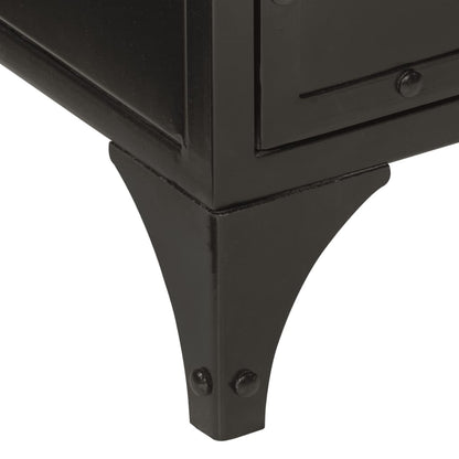 vidaXL Bathroom Furniture Set | Natural wood, Black