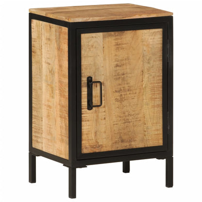 vidaXL 4 Piece Bathroom Furniture Set Iron and Solid Wood Mango