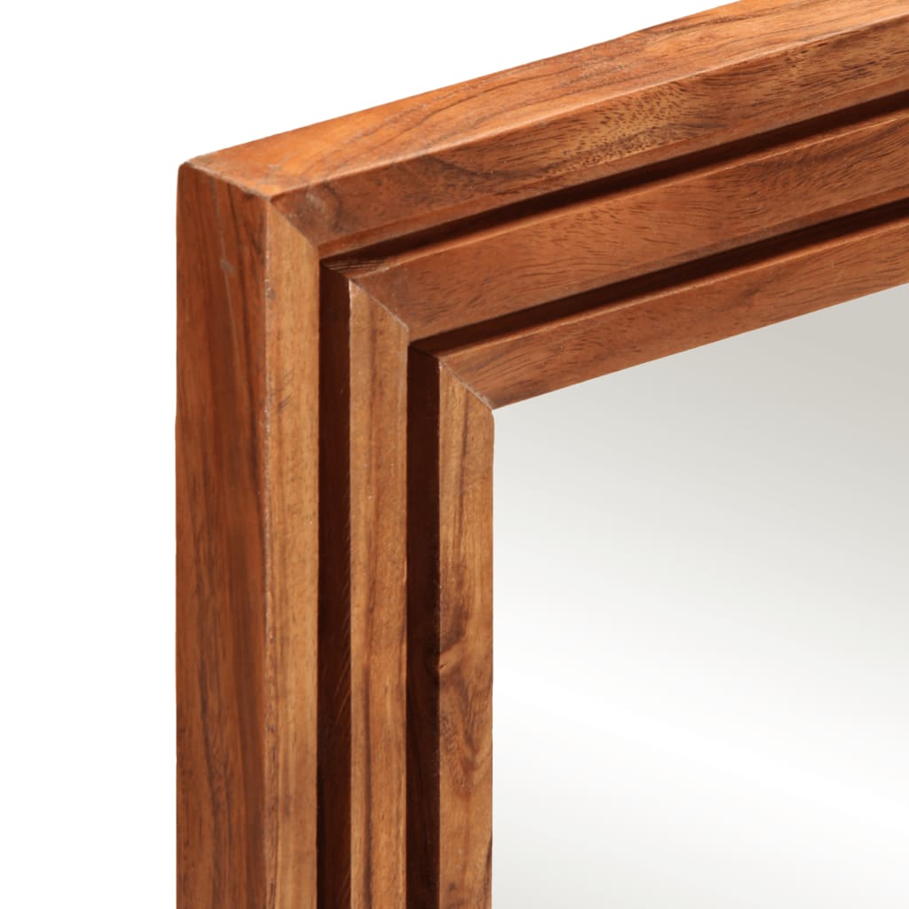 vidaXL 2 Piece Bathroom Furniture Set Solid Wood Acacia