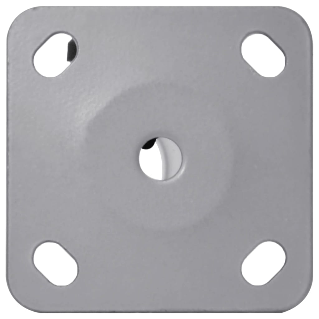 vidaXL Parasol Base for Ø32/34/38 mm Pole Silver Steel