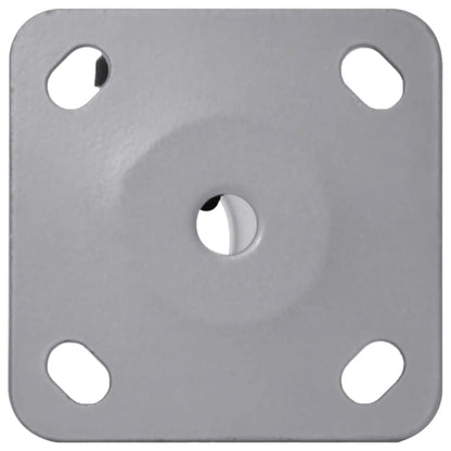 vidaXL Parasol Base for Ø32/34/38 mm Pole Silver Steel