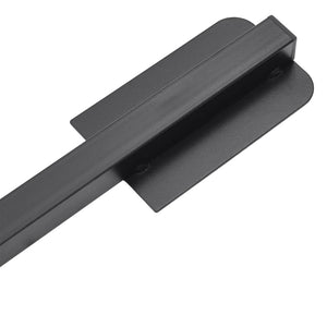 vidaXL Parasol Base Foldable for Ø38/48 mm Pole Glossy Black Steel