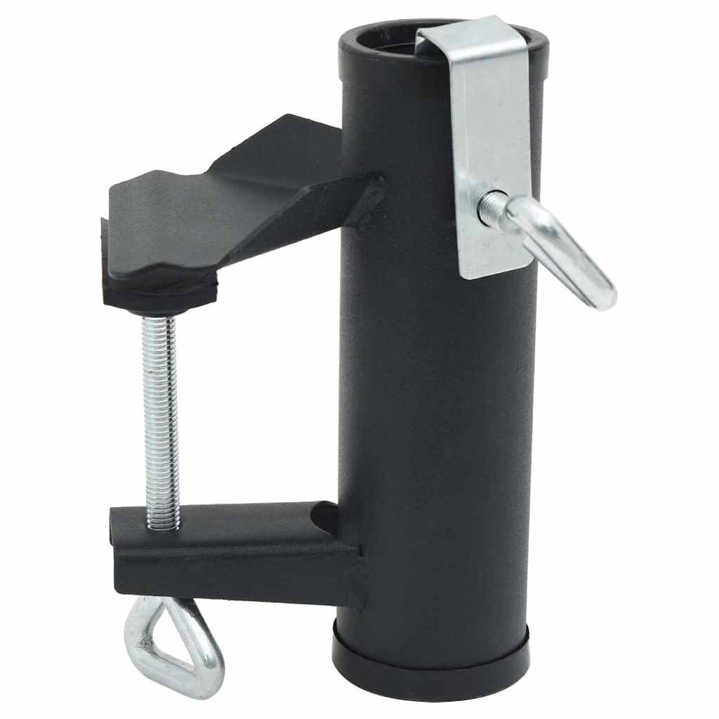 vidaXL Umbrella Clamps for Balcony 2 pcs 25-38 mm Steel