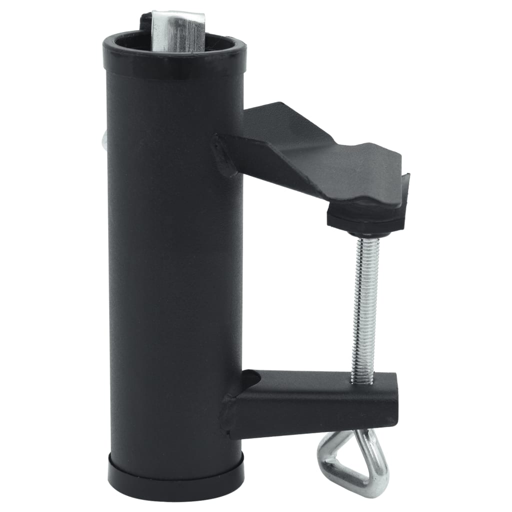 vidaXL Umbrella Clamps for Balcony 2 pcs 25-38 mm Steel