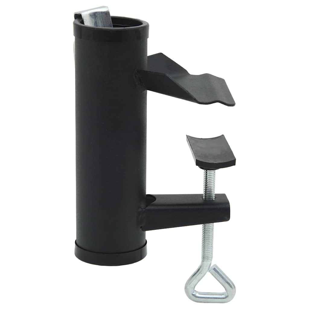 vidaXL Umbrella Clamps for Balcony 2 pcs 25-38 mm Steel