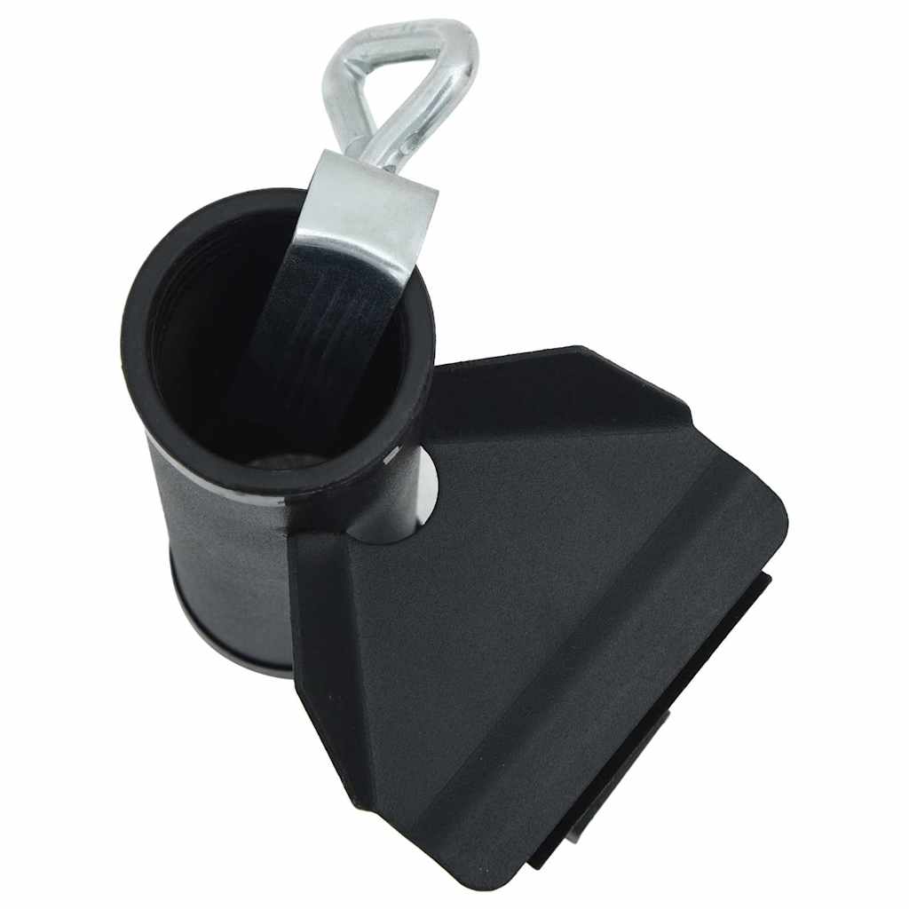 vidaXL Umbrella Clamps for Balcony 2 pcs 25-38 mm Steel