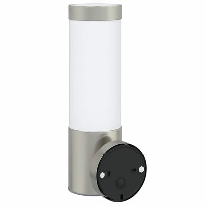 vidaXL Outdoor Wall Light 2 pcs Silver 12 x 8.5 x 27 cm