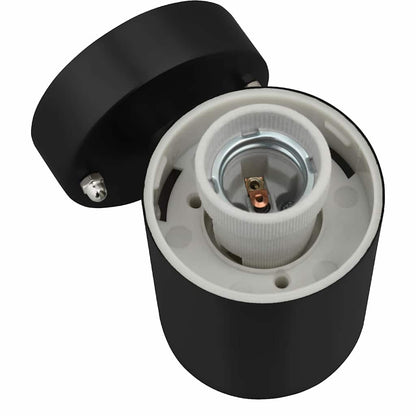 vidaXL Outdoor Wall Light Black 12 x 8.5 x 27 cm