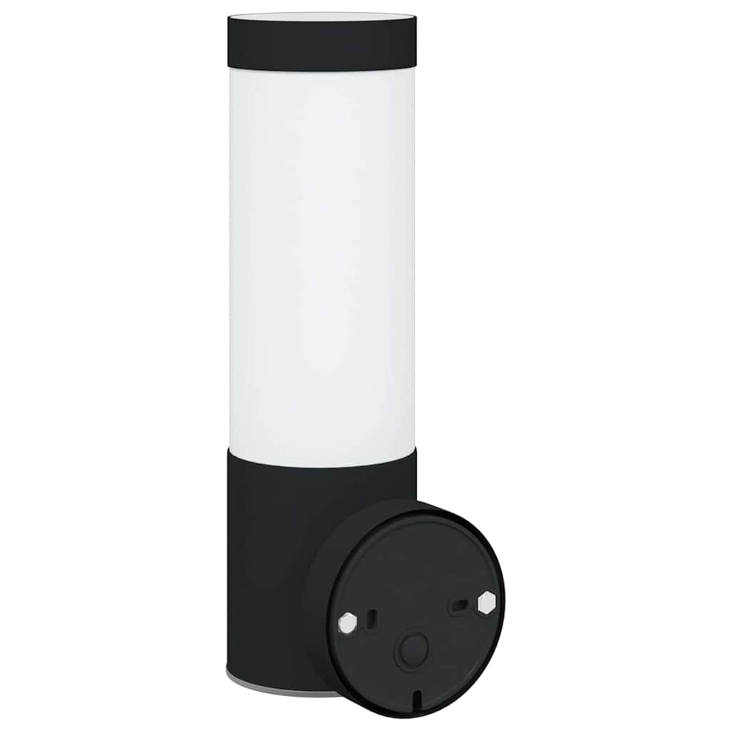 vidaXL Outdoor Wall Light Black 12 x 8.5 x 27 cm