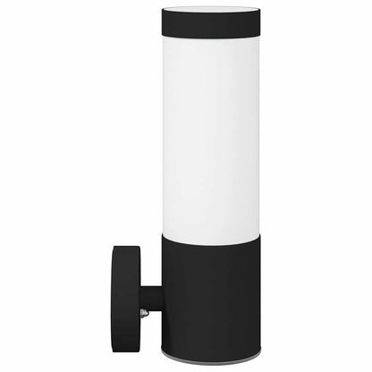 vidaXL Outdoor Wall Light 2 pcs Black 12 x 8.5 x 27 cm