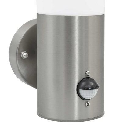 vidaXL Outdoor Wall Lights 2 pcs Silver 12 x 7.5 x 29 cm