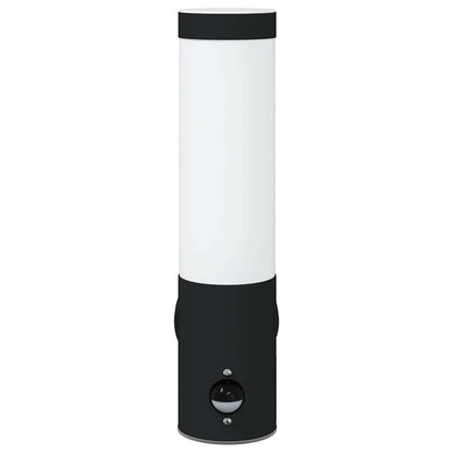 vidaXL Outdoor Wall Light Black 12 x 8.5 x 29 cm