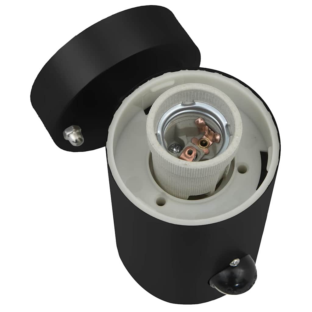 vidaXL Outdoor Wall Lights 2 pcs Black 12 x 7.5 x 29 cm