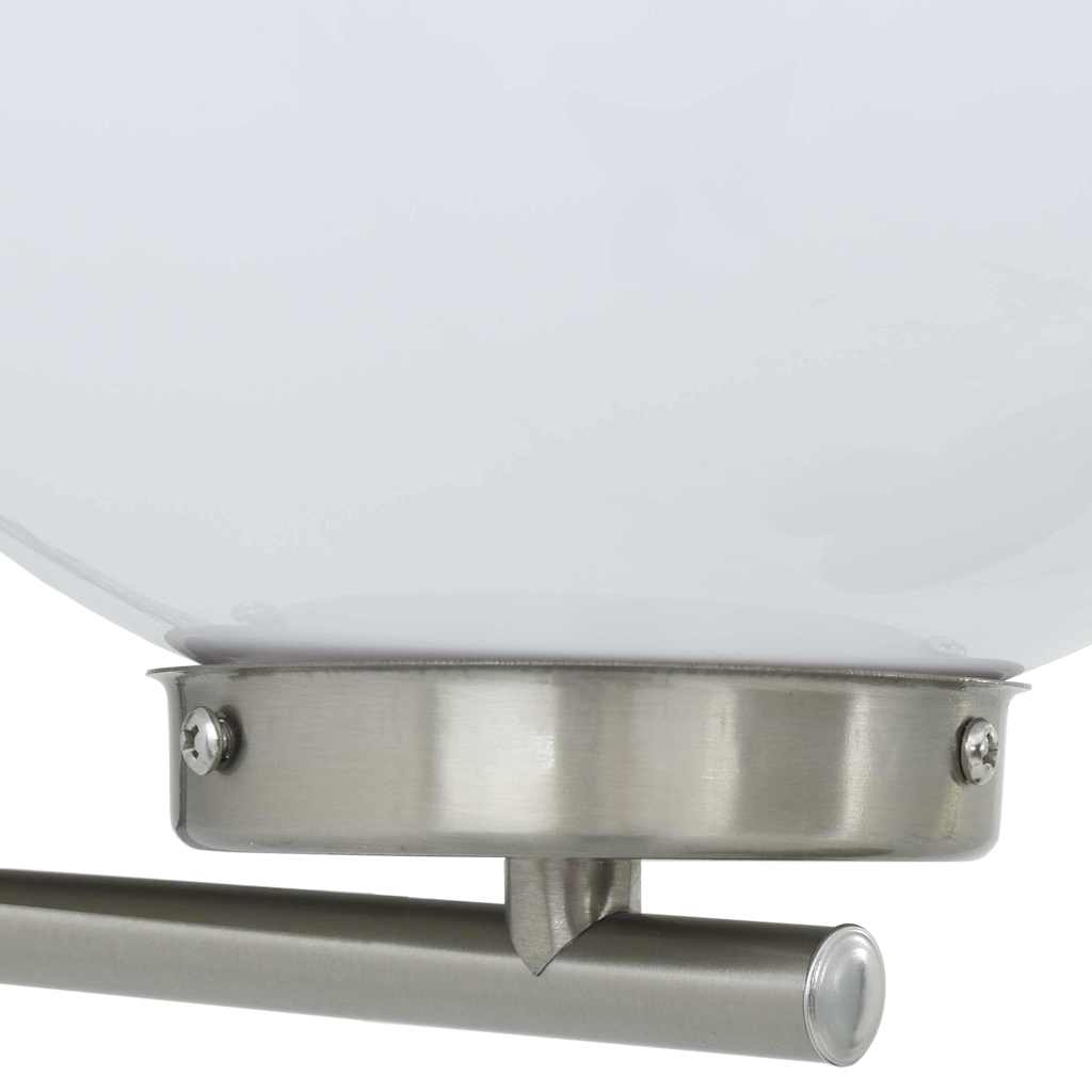 vidaXL Outdoor Wall Light Silver 29 x 25 x 33 cm