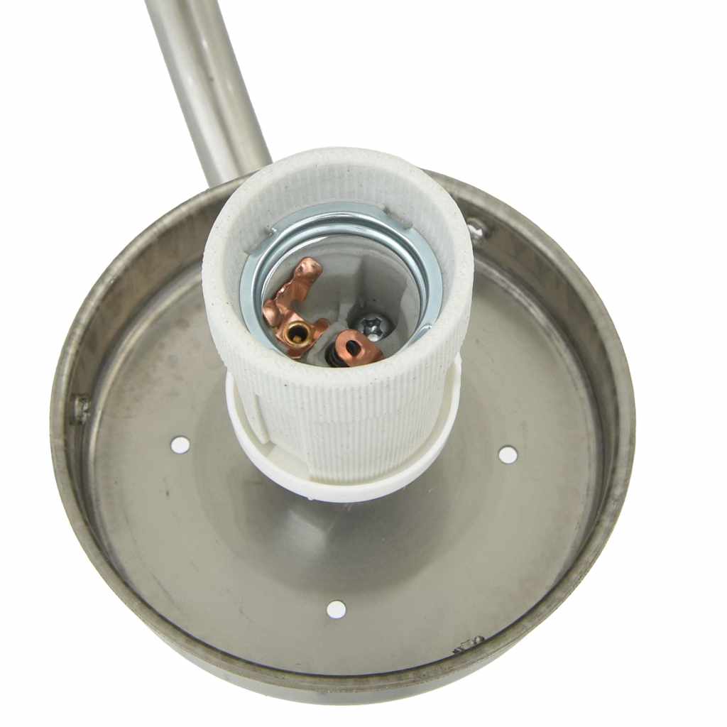 vidaXL Outdoor Wall Light Silver 29 x 25 x 33 cm