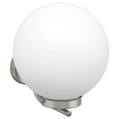 vidaXL Outdoor Wall Light Silver 29 x 25 x 33 cm