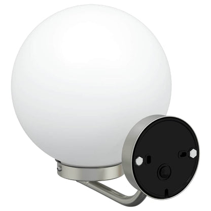 vidaXL Outdoor Wall Light Silver 29 x 25 x 33 cm