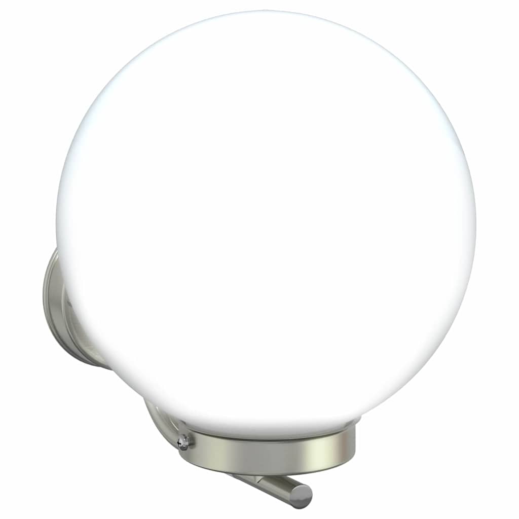 vidaXL Outdoor Wall Light Silver 29 x 25 x 33 cm