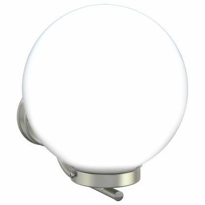 vidaXL Outdoor Wall Light Silver 29 x 25 x 33 cm