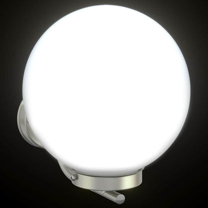 vidaXL Outdoor Wall Lights 2 pcs Silver Stainless Steel IP44