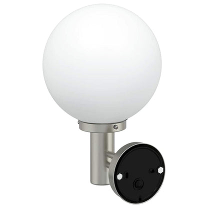 vidaXL Outdoor Wall Light Silver 28 x 25 x 38 cm