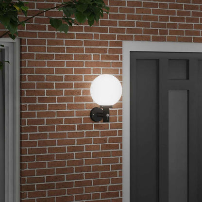 vidaXL Outdoor Wall Light Black 28 x 25 x 38 cm
