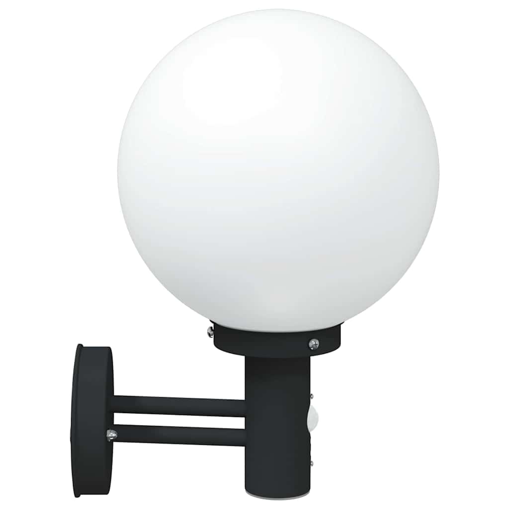vidaXL Outdoor Wall Light 2 pcs Black 28 x 25 x 38 cm