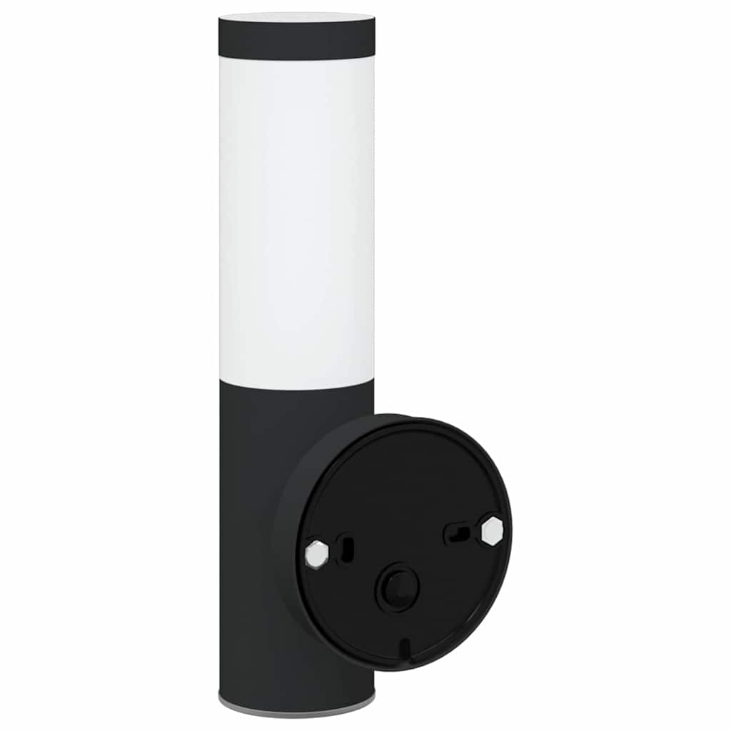 vidaXL Outdoor Wall Light Black Stainless Steel IP44