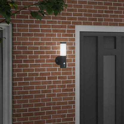 vidaXL Outdoor Wall Light Black 15 x 7.5 x 33 cm