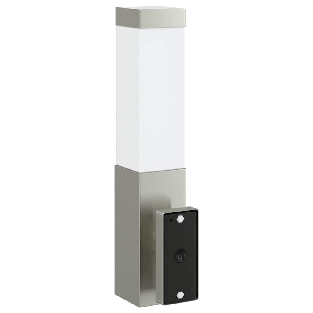 vidaXL Outdoor Wall Light 2 pcs Silver 10.5 x 6 x 33 cm