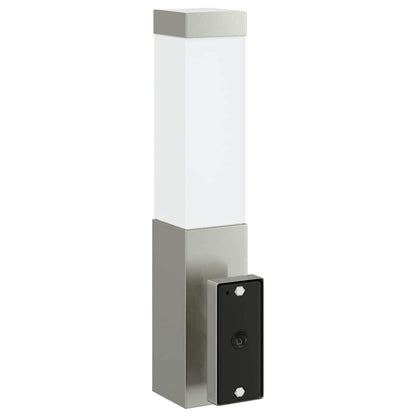 vidaXL Outdoor Wall Light 2 pcs Silver 10.5 x 6 x 33 cm