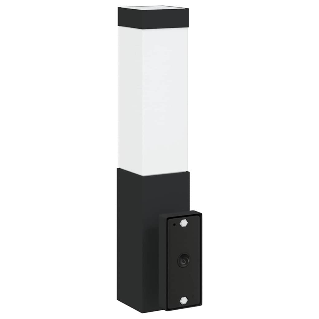 vidaXL Outdoor Wall Light Black Stainless Steel IP44
