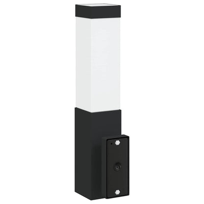 vidaXL Outdoor Wall Light Black Stainless Steel IP44