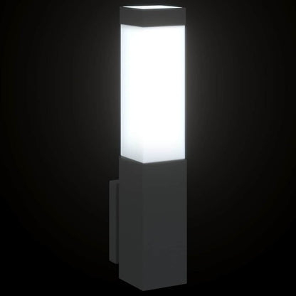 vidaXL Outdoor Wall Light 2 pcs Black 10.5 x 6 x 33 cm