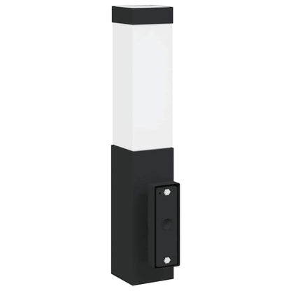 vidaXL Outdoor Wall Light Black 10.5 x 6 x 33 cm
