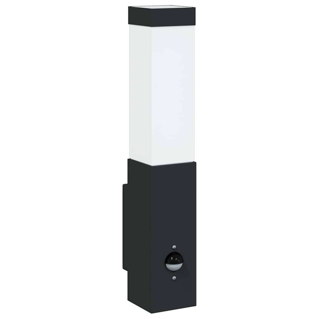 vidaXL Outdoor Wall Light 2 pcs Black 10.5 x 6 x 33 cm