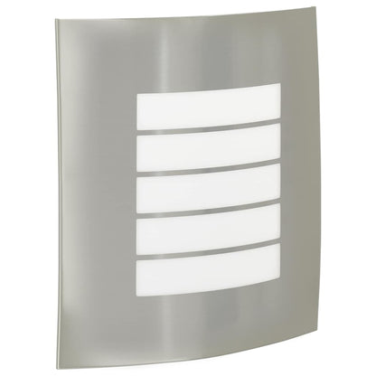 vidaXL Outdoor Wall Light 2 pcs Silver 23.5 x 9 x 26 cm