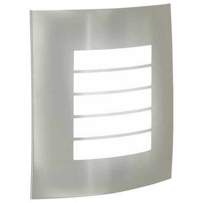 vidaXL Outdoor Wall Light 2 pcs Silver 23.5 x 9 x 26 cm