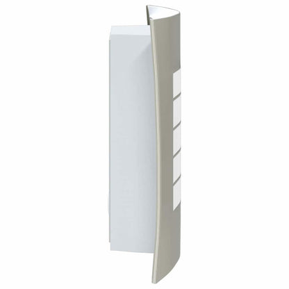 vidaXL Outdoor Wall Light 2 pcs Silver 23.5 x 9 x 26 cm