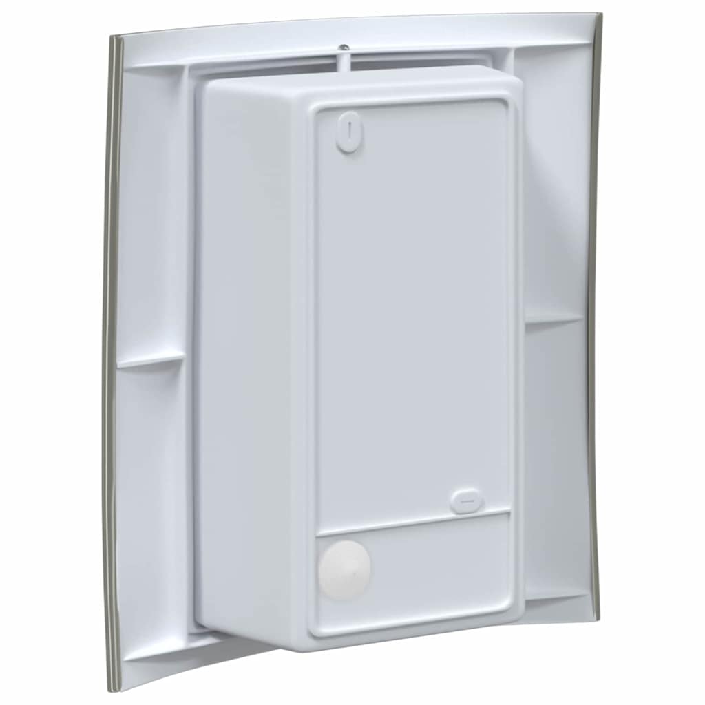 vidaXL Outdoor Wall Light Silver 23.5 x 9 x 26 cm