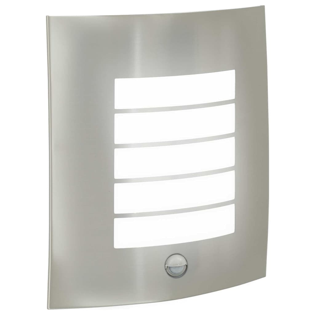 vidaXL Outdoor Wall Light Silver 23.5 x 9 x 26 cm