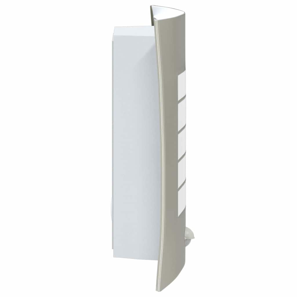 vidaXL Outdoor Wall Light Silver 23.5 x 9 x 26 cm