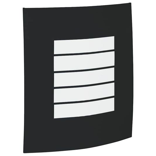 vidaXL Outdoor Wall Light Black 23.5 x 10.5 x 26 cm Stainless steel