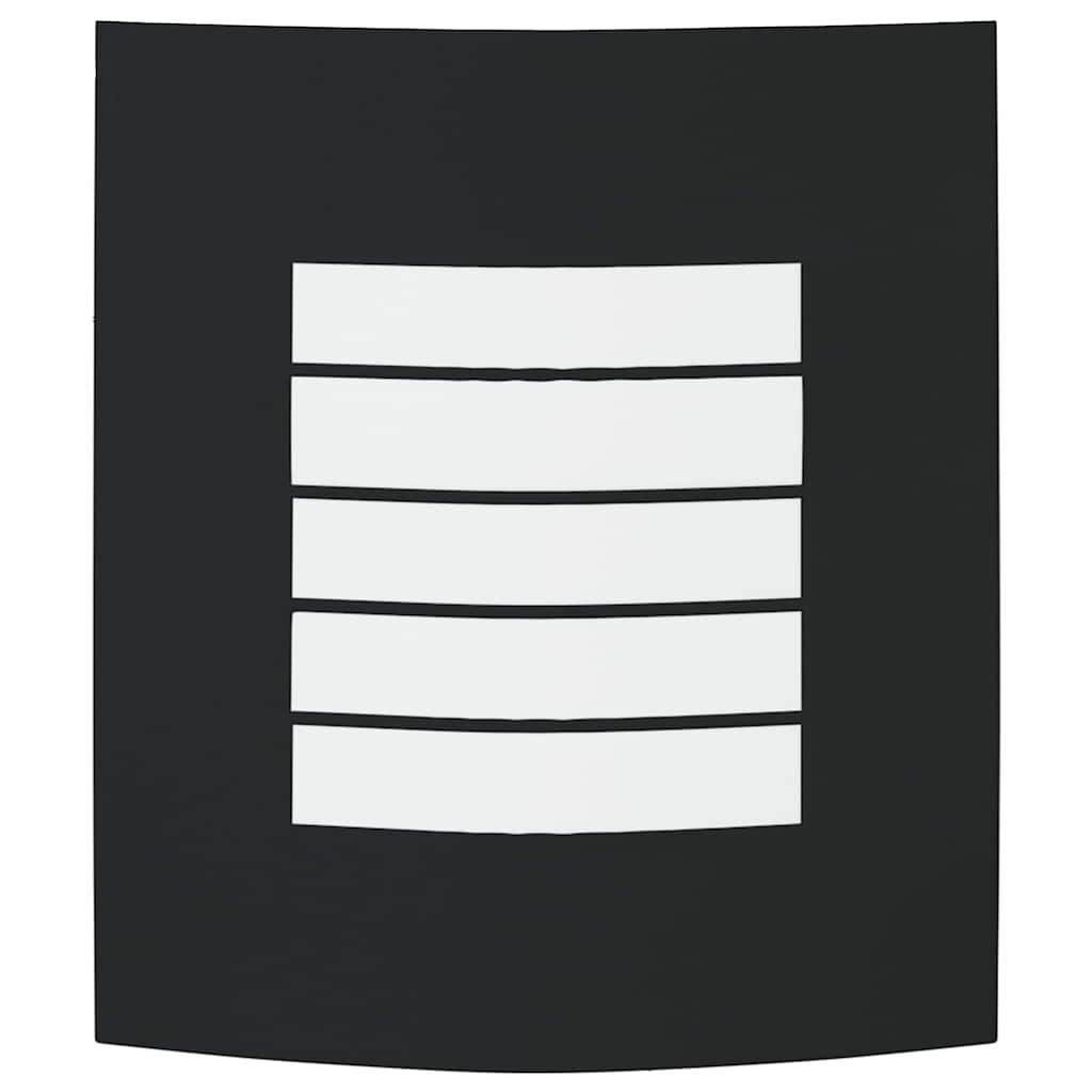 vidaXL Outdoor Wall Light Black 23.5 x 9 x 26 cm