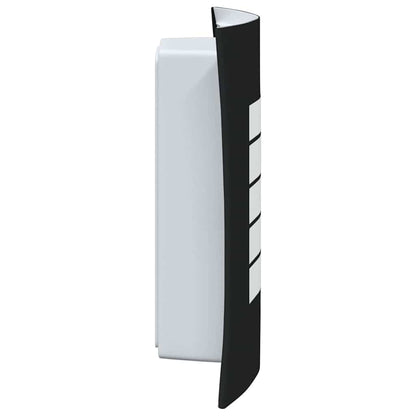 vidaXL Outdoor Wall Light 2 pcs Black 23.5 x 9 x 26 cm