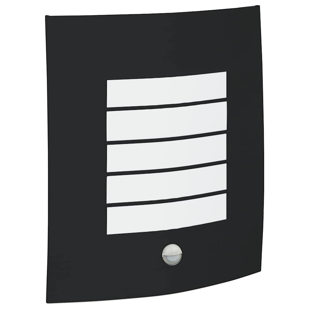 vidaXL Outdoor Wall Light Black 23.5 x 9 x 26 cm