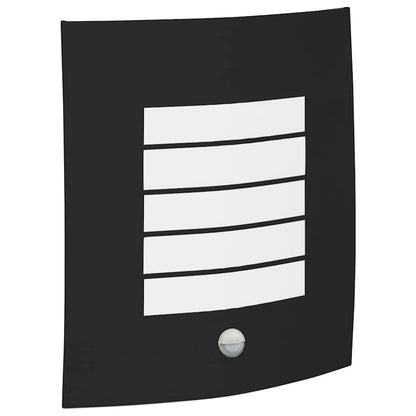 vidaXL Outdoor Wall Light Black 23.5 x 9 x 26 cm